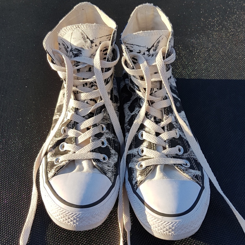Womens High Top Cheetah Print Converse